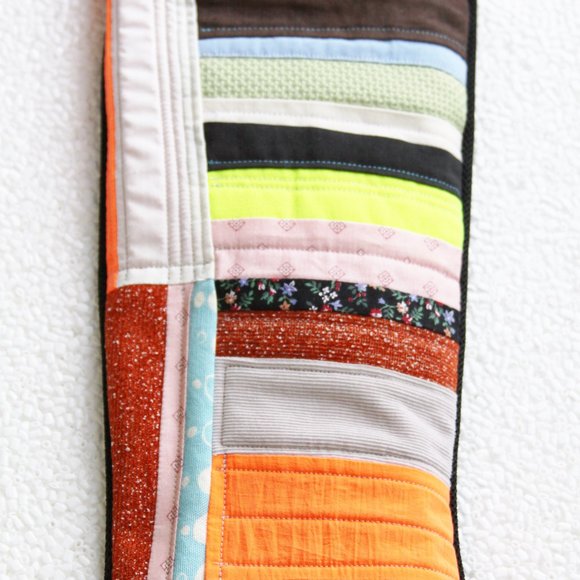 QUILTED HOLIDAY STOCKING - OOAK! (A) - Picture 7 of 10